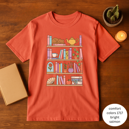 Cozy Book Lover's T-Shirt