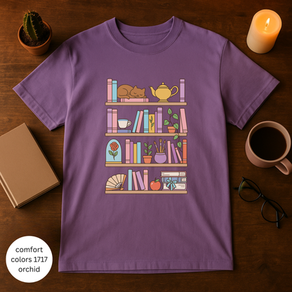 Cozy Book Lover's T-Shirt