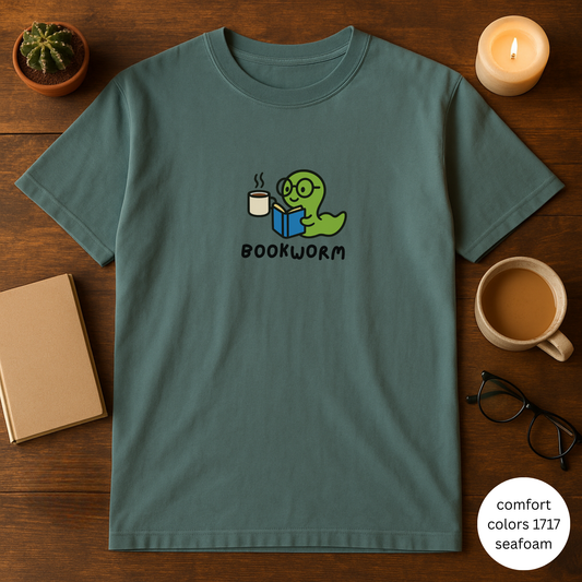 Cute Bookworm Unisex T-shirt