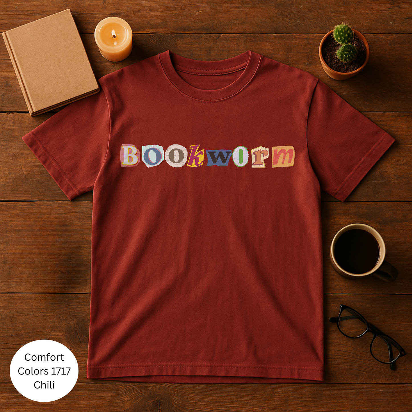 Bookworm Unisex Garment-Dyed T-shirt