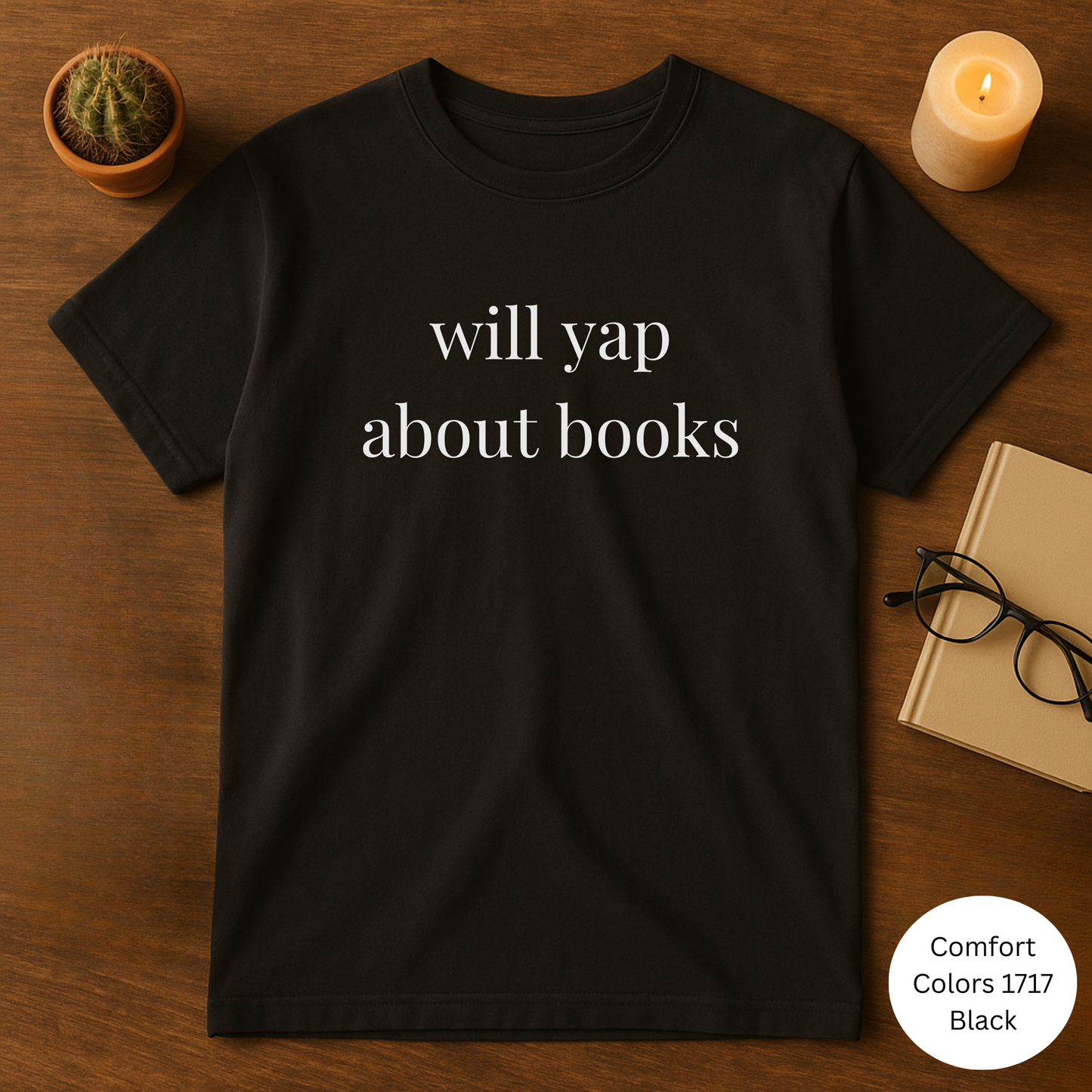 Will Yap About Books T-Shirt