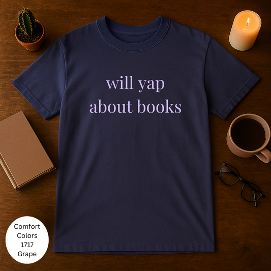Will Yap About Books T-Shirt
