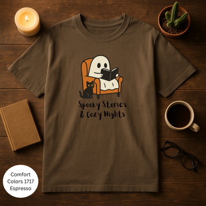 Cozy Ghost T-shirt for Halloween