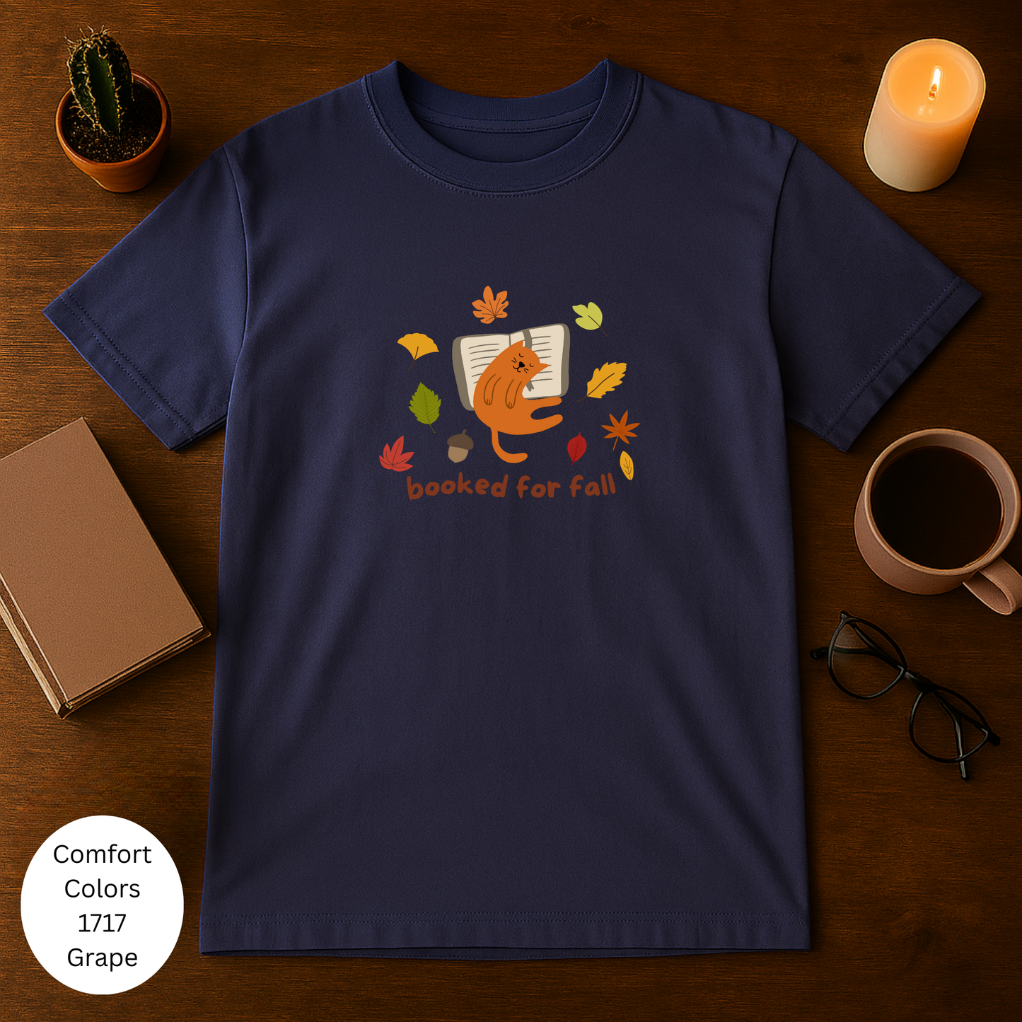 Booked For Fall Unisex T-Shirt, Cozy Fall