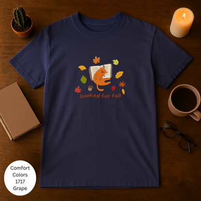 Booked For Fall Unisex T-Shirt, Cozy Fall