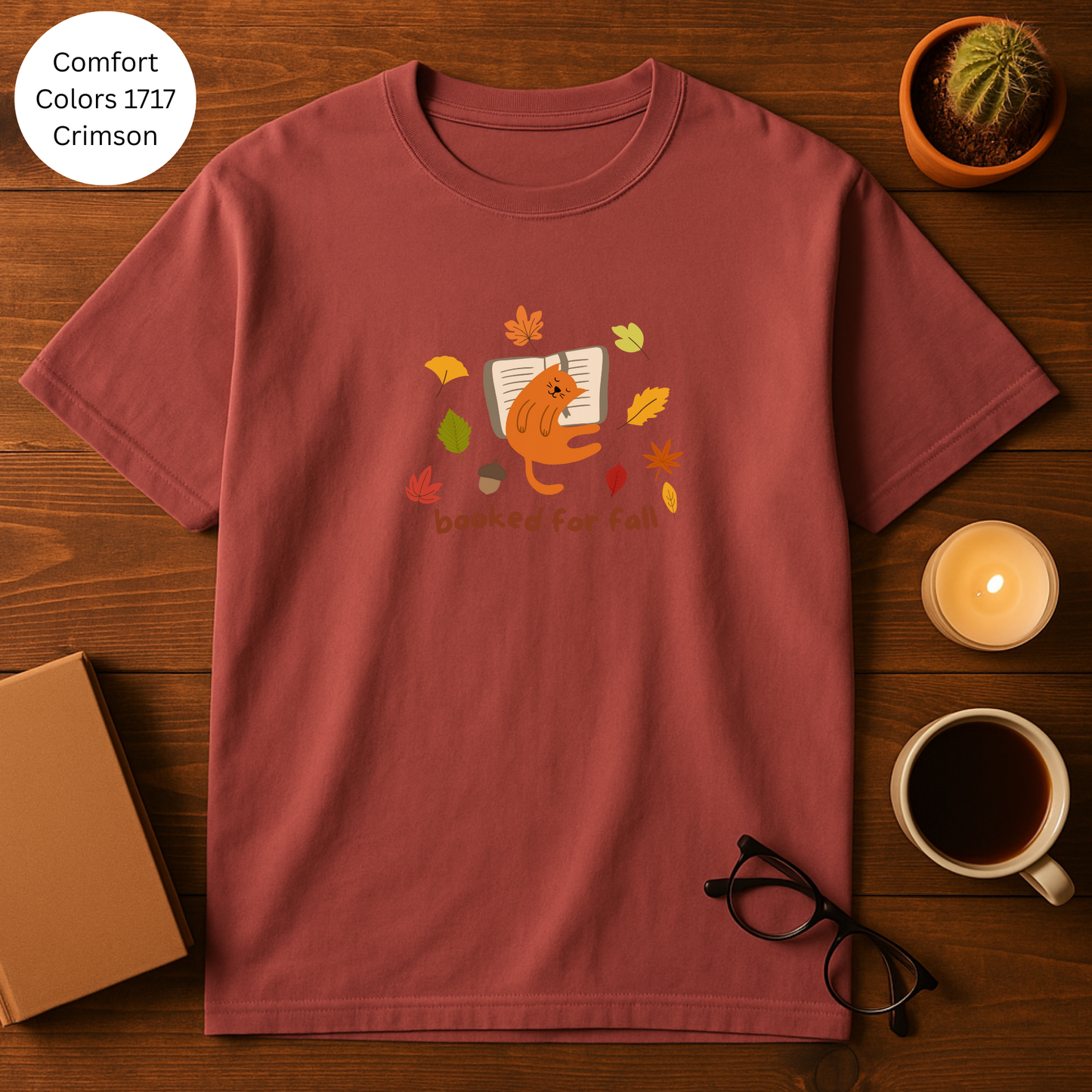 Booked For Fall Unisex T-Shirt, Cozy Fall