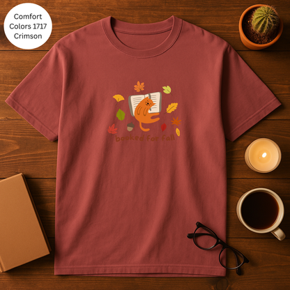 Booked For Fall Unisex T-Shirt, Cozy Fall