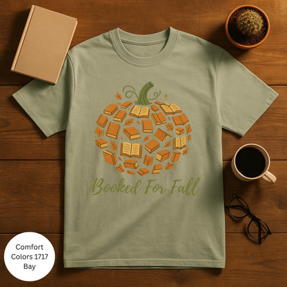 Fall Reading T-Shirt, Cozy Autumn Tee