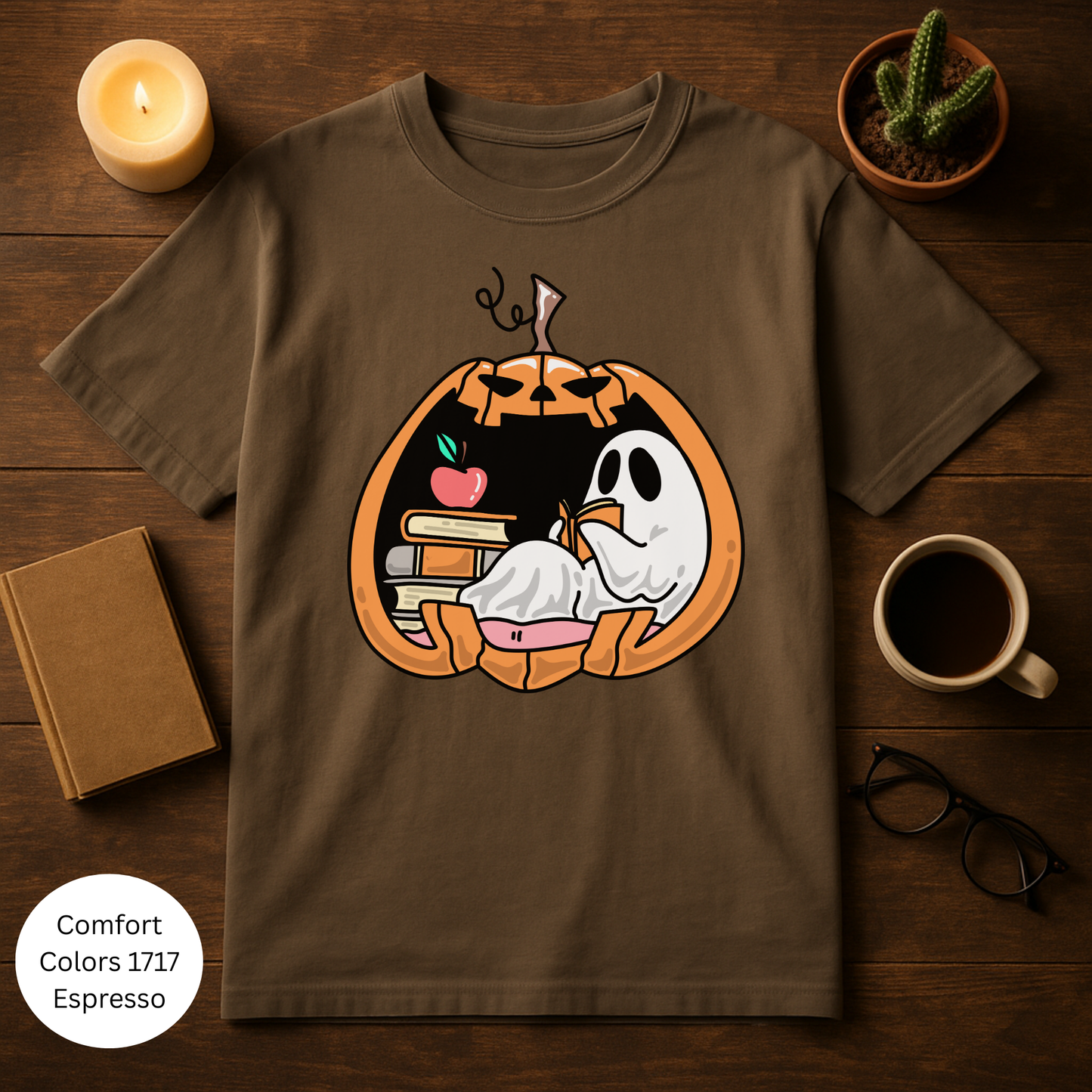 Halloween Pumpkin Ghost T-shirt