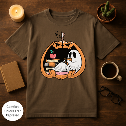 Halloween Pumpkin Ghost T-shirt