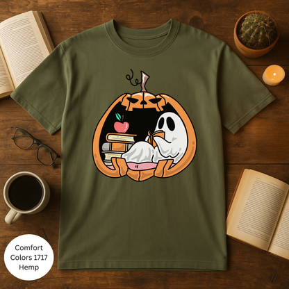 Halloween Pumpkin Ghost T-shirt
