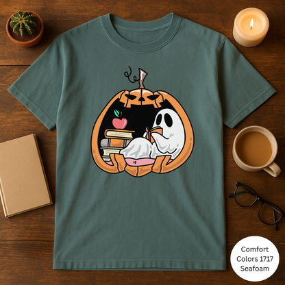 Halloween Pumpkin Ghost T-shirt