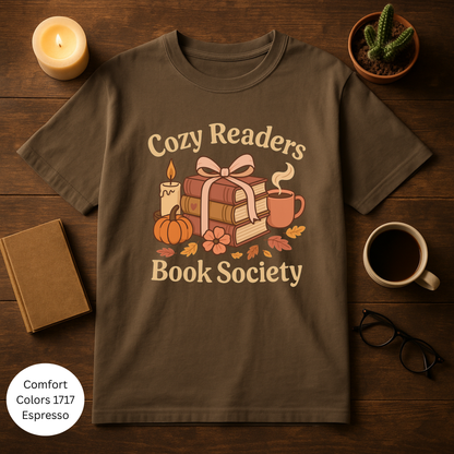 Cozy Readers Book Society T-Shirt