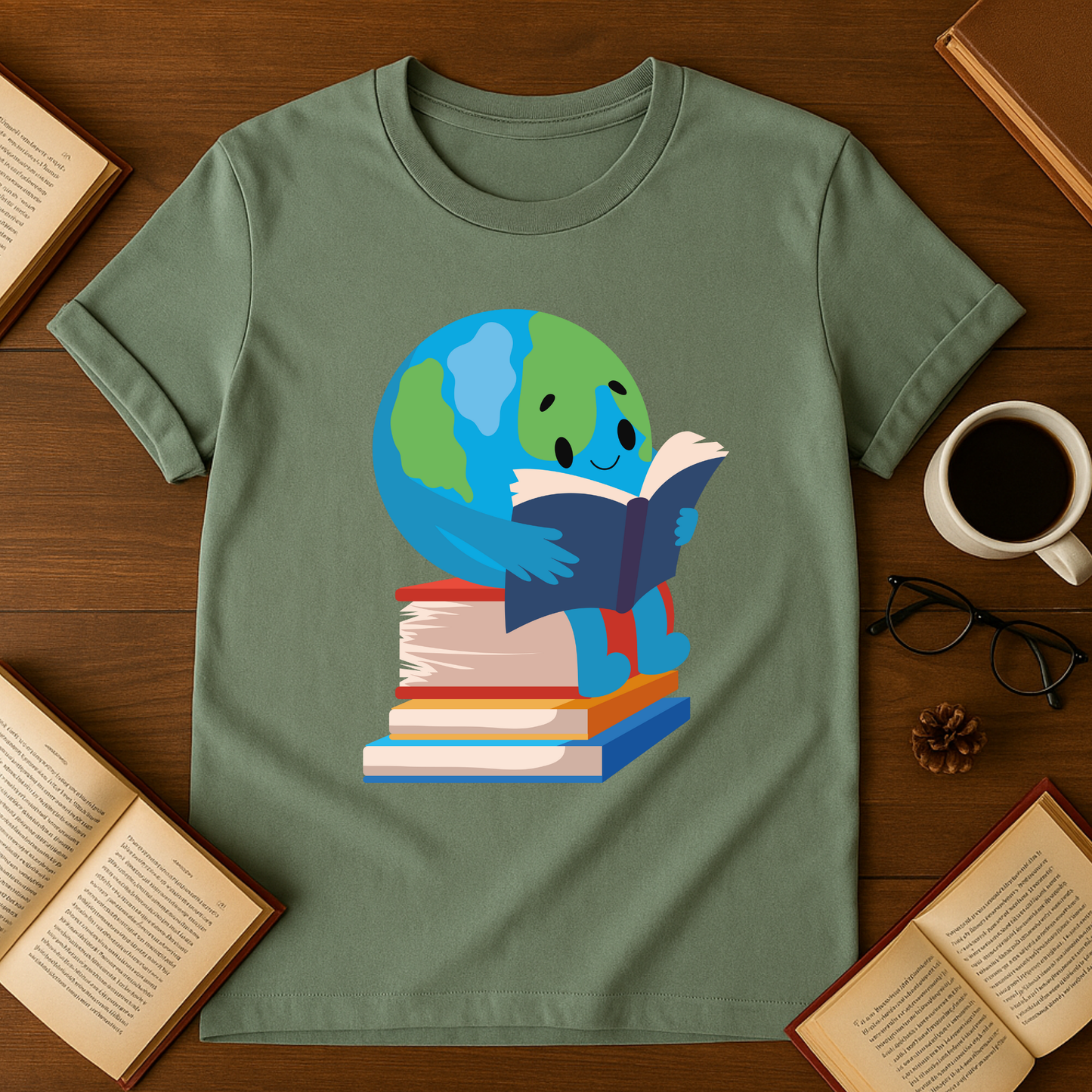 Earth Reading Softstyle T-Shirt