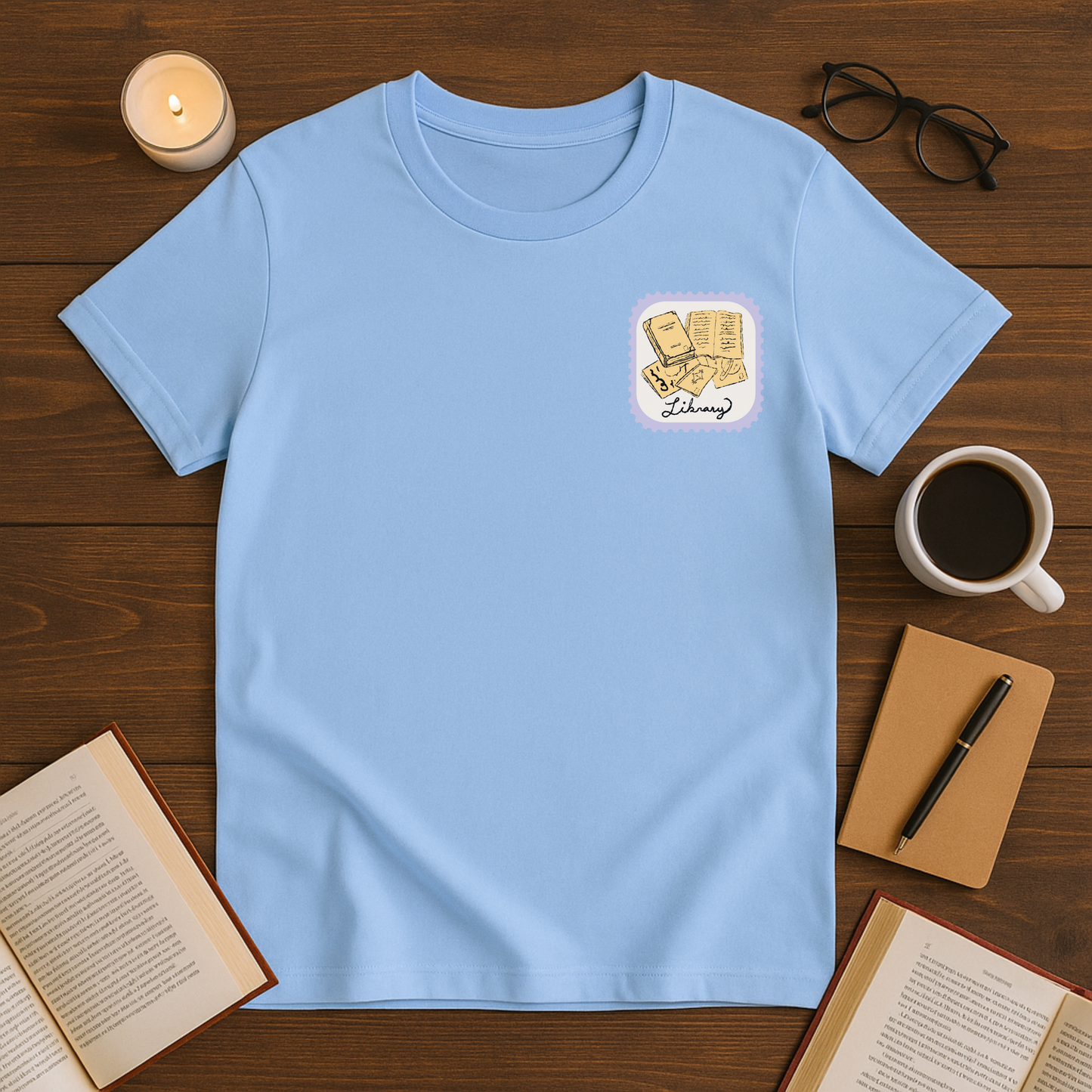 Vintage Library Stamp Softstyle T-Shirt