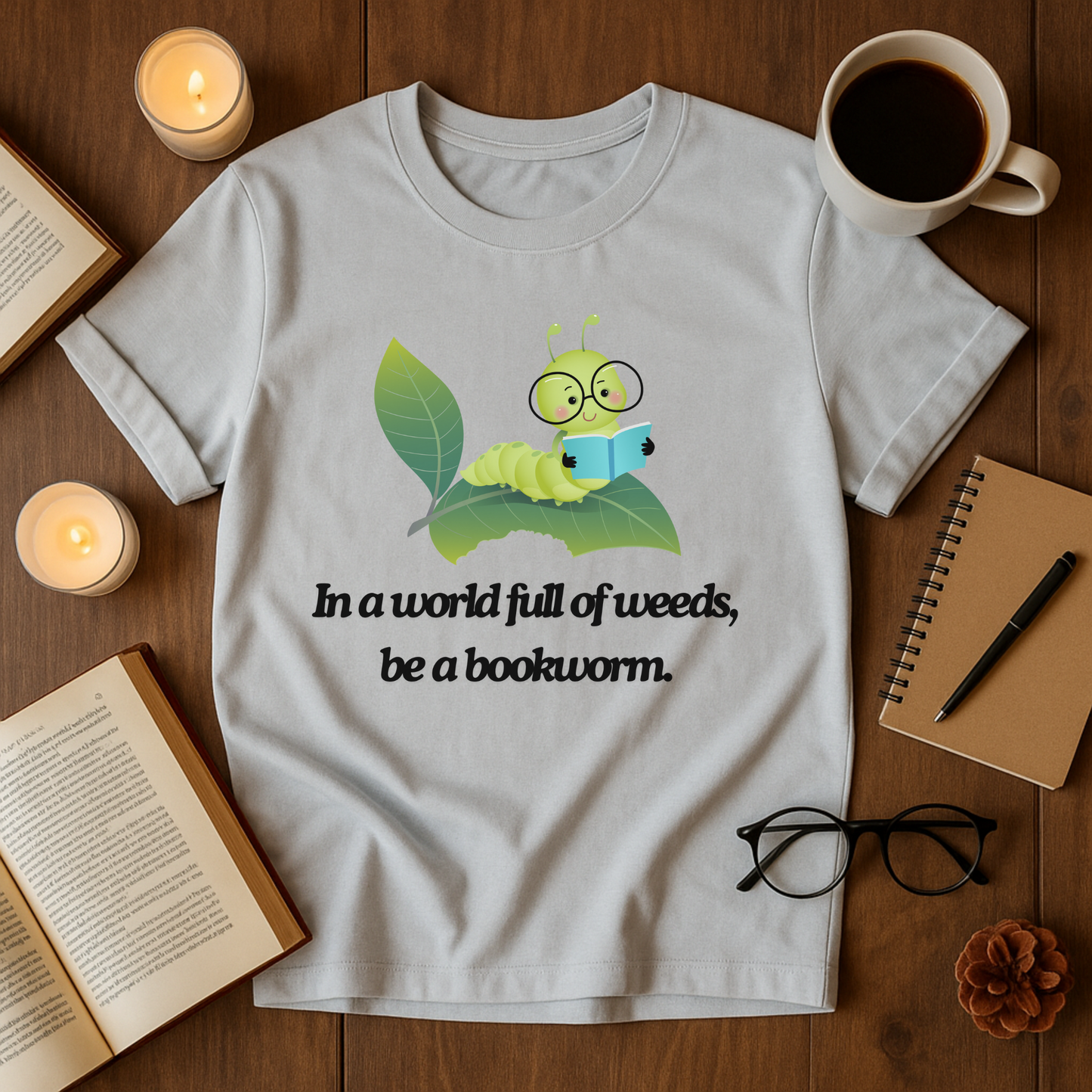In A World Full Of Weeds, Be A Bookworm Softstyle T-Shirt