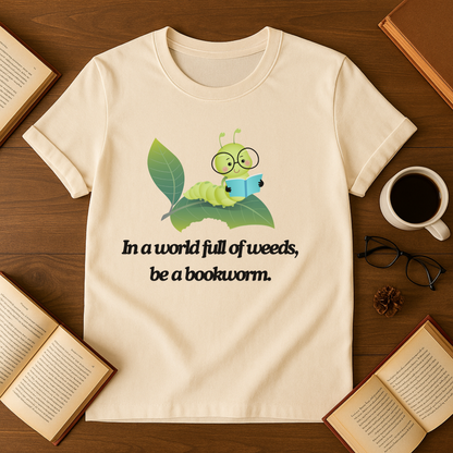 In A World Full Of Weeds, Be A Bookworm Softstyle T-Shirt