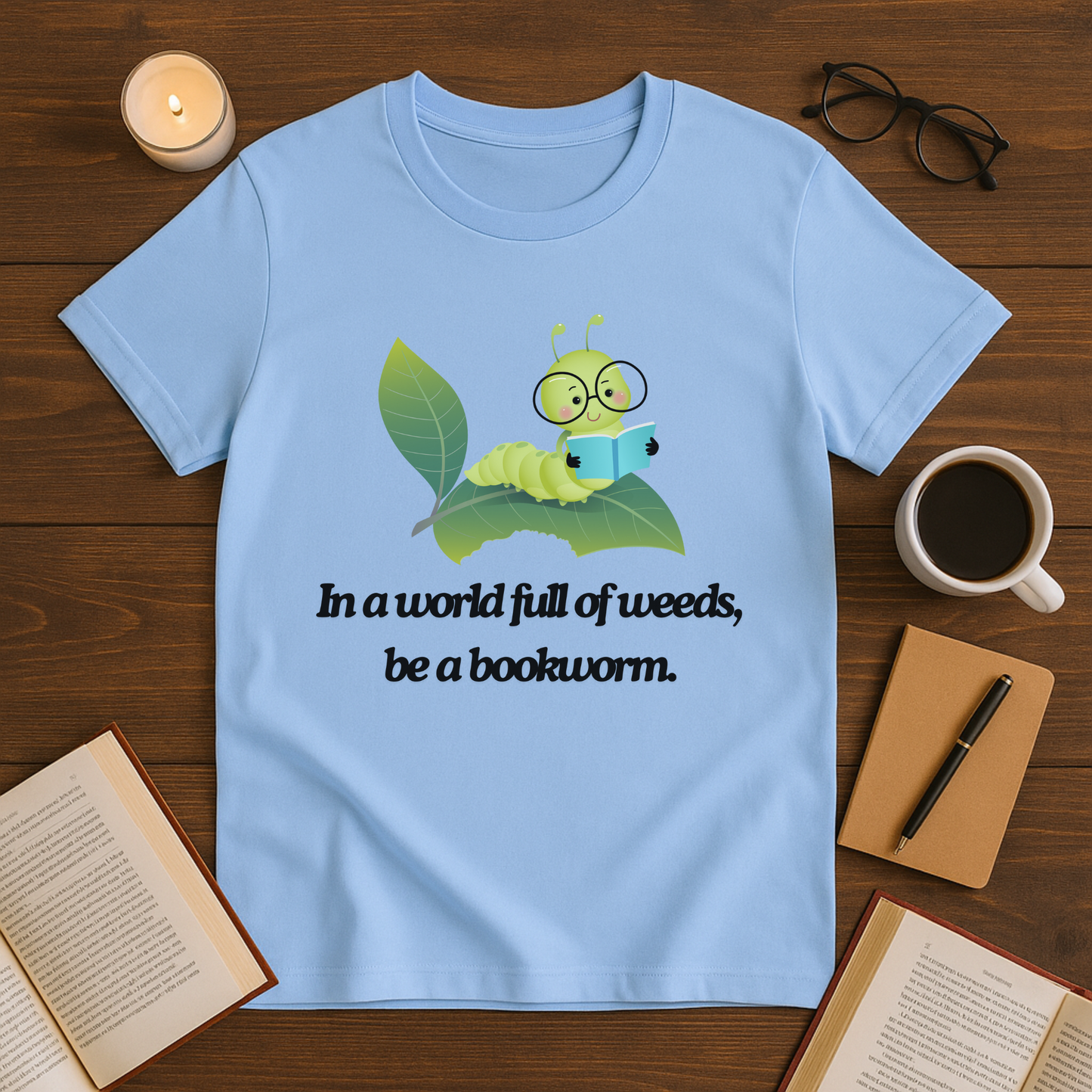 In A World Full Of Weeds, Be A Bookworm Softstyle T-Shirt