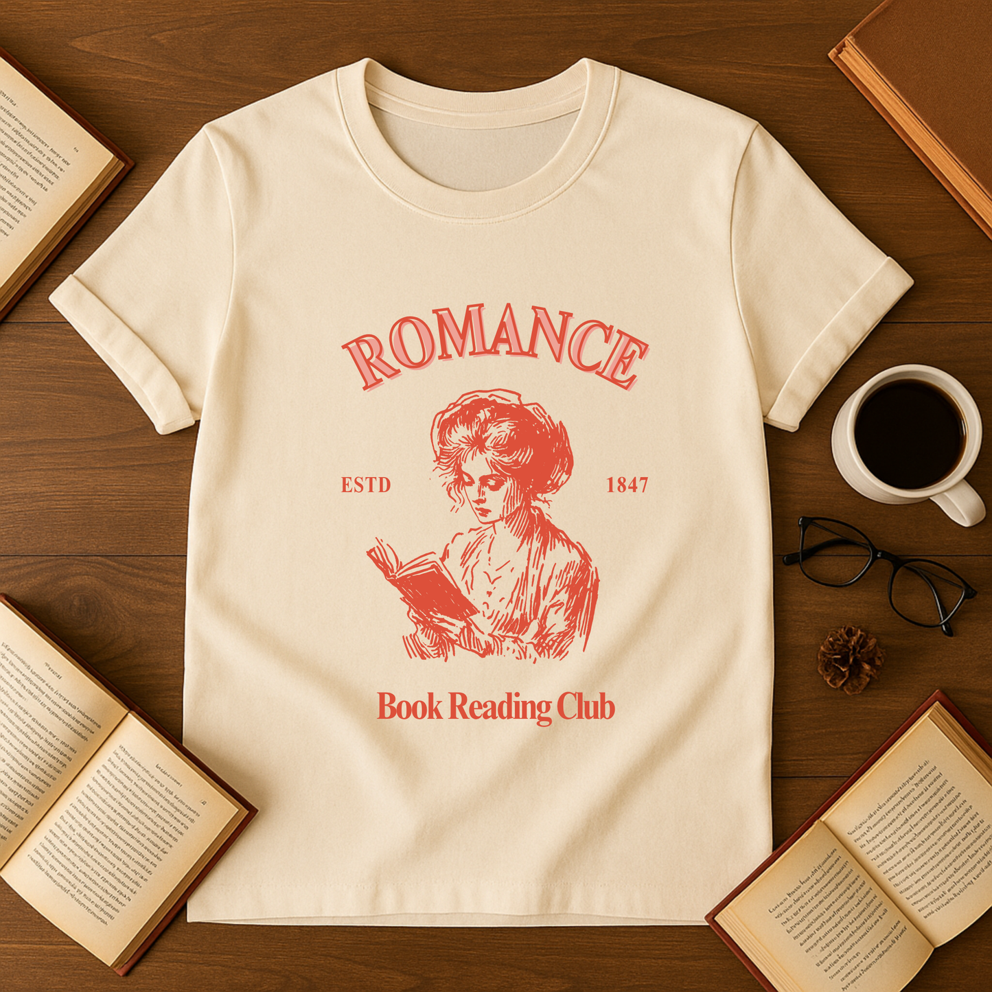 Romance Book Reading Club Softstyle T-Shirt