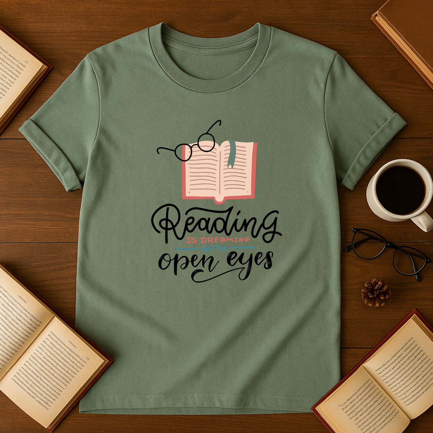 Reading is Dreaming with Open Eyes Softstyle T-Shirt
