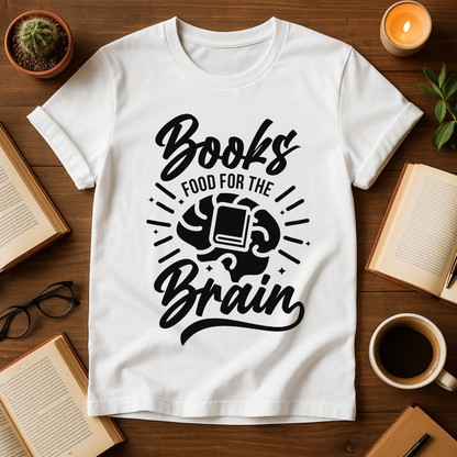 Books are Food for the Brain Softstyle T-Shirt