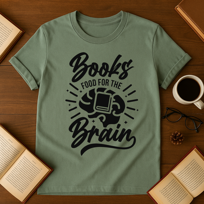 Books are Food for the Brain Softstyle T-Shirt
