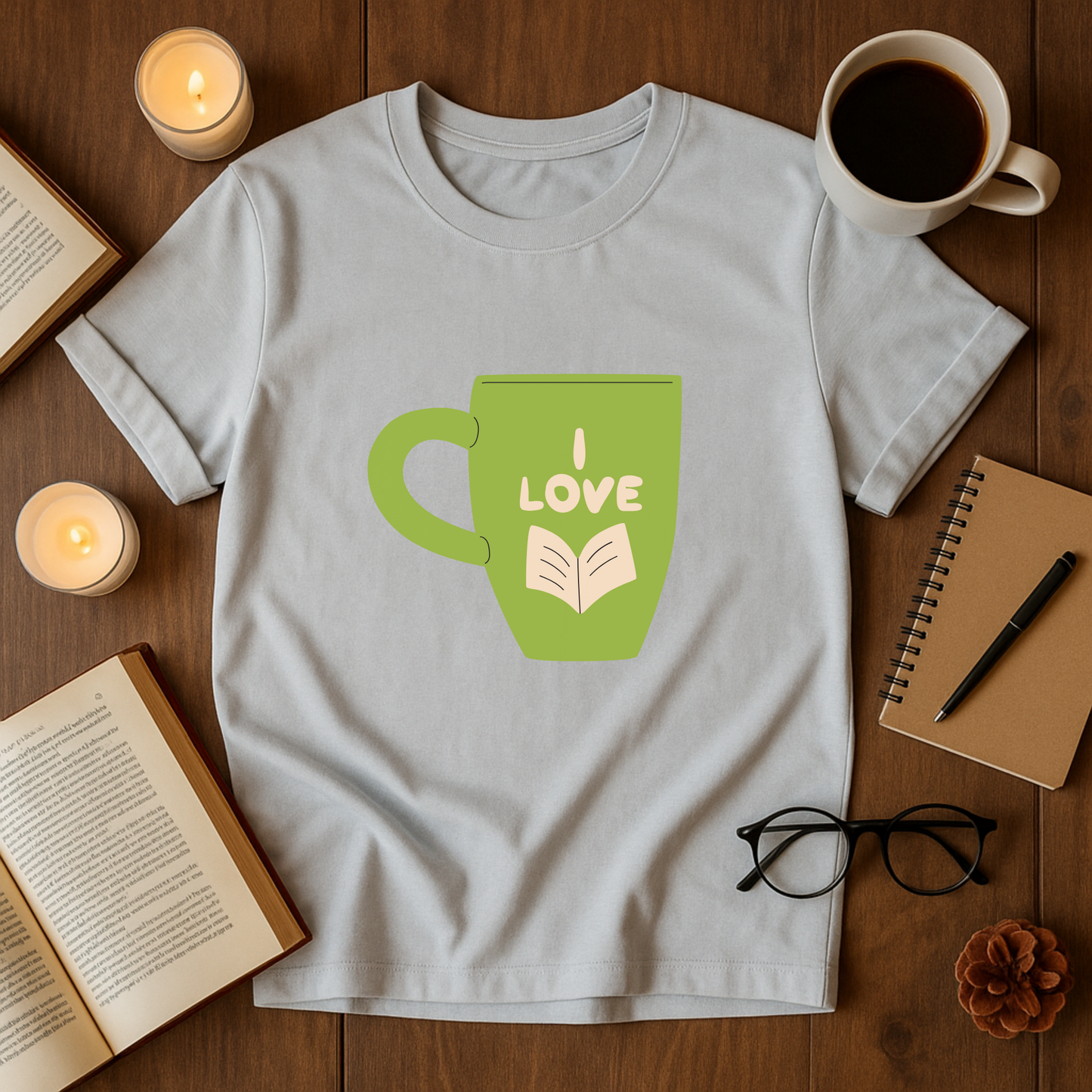I Love Reading Cup Softstyle T-Shirt