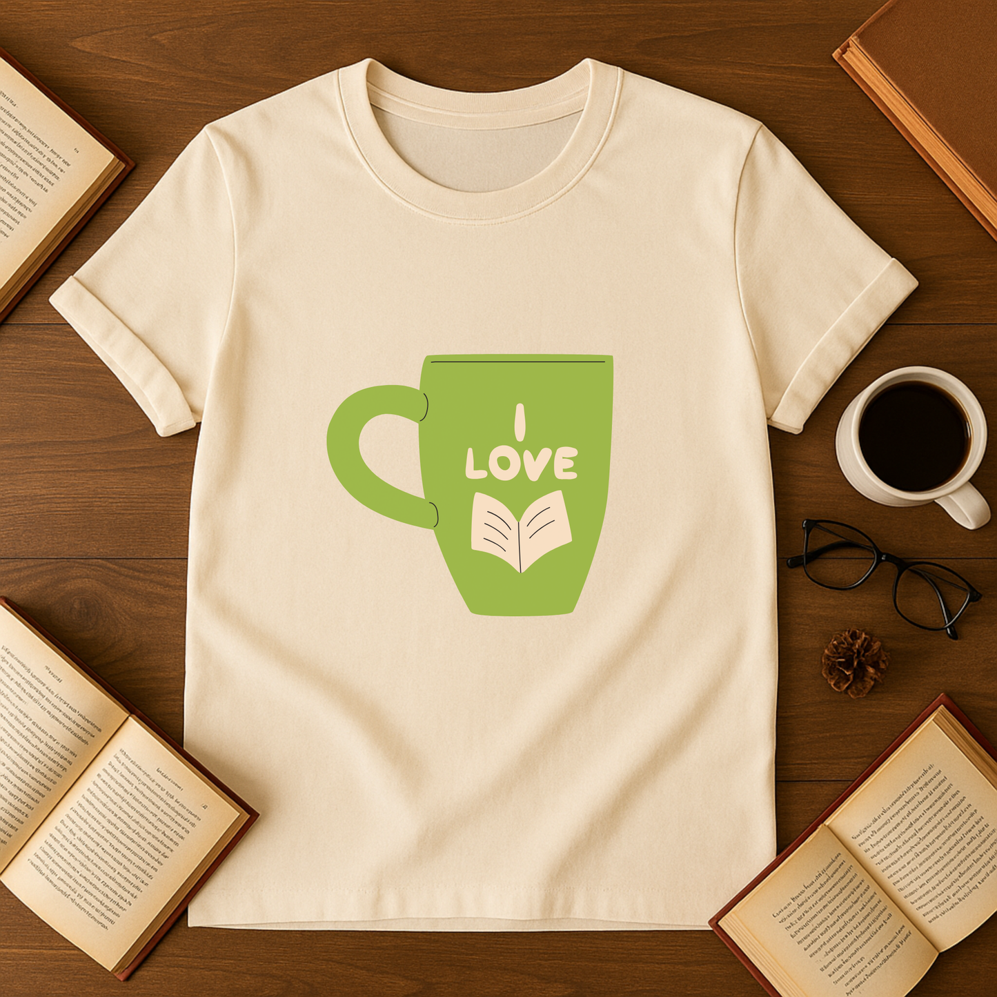 I Love Reading Cup Softstyle T-Shirt