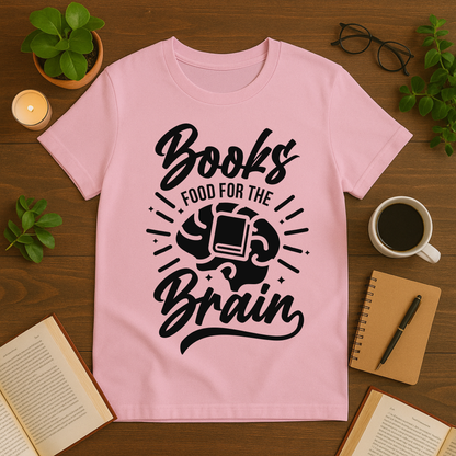 Books are Food for the Brain Softstyle T-Shirt