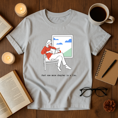Just One More Chapter is a Lie Softstyle T-Shirt