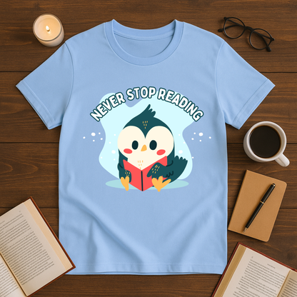 Never Stop Reading Softstyle T-Shirt