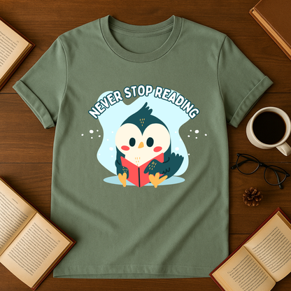 Never Stop Reading Softstyle T-Shirt
