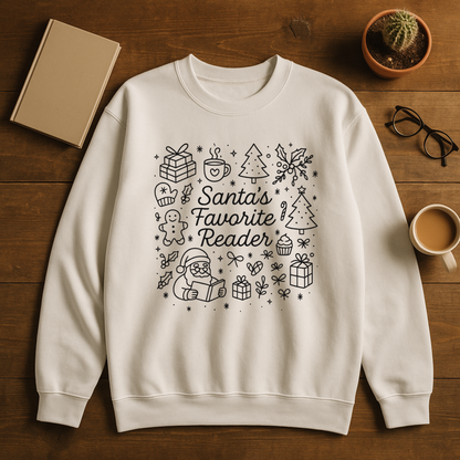 Santa's Favorite Reader Sweatshirt