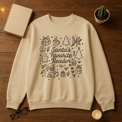 Santa's Favorite Reader Sweatshirt