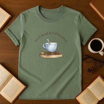 Well Read & Caffeinated Softstyle T-Shirt