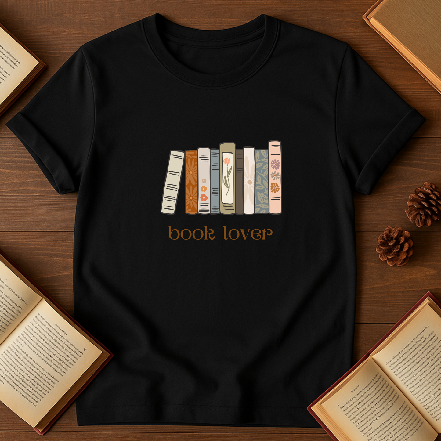 Book Lover Neutrals Softstyle T-Shirt