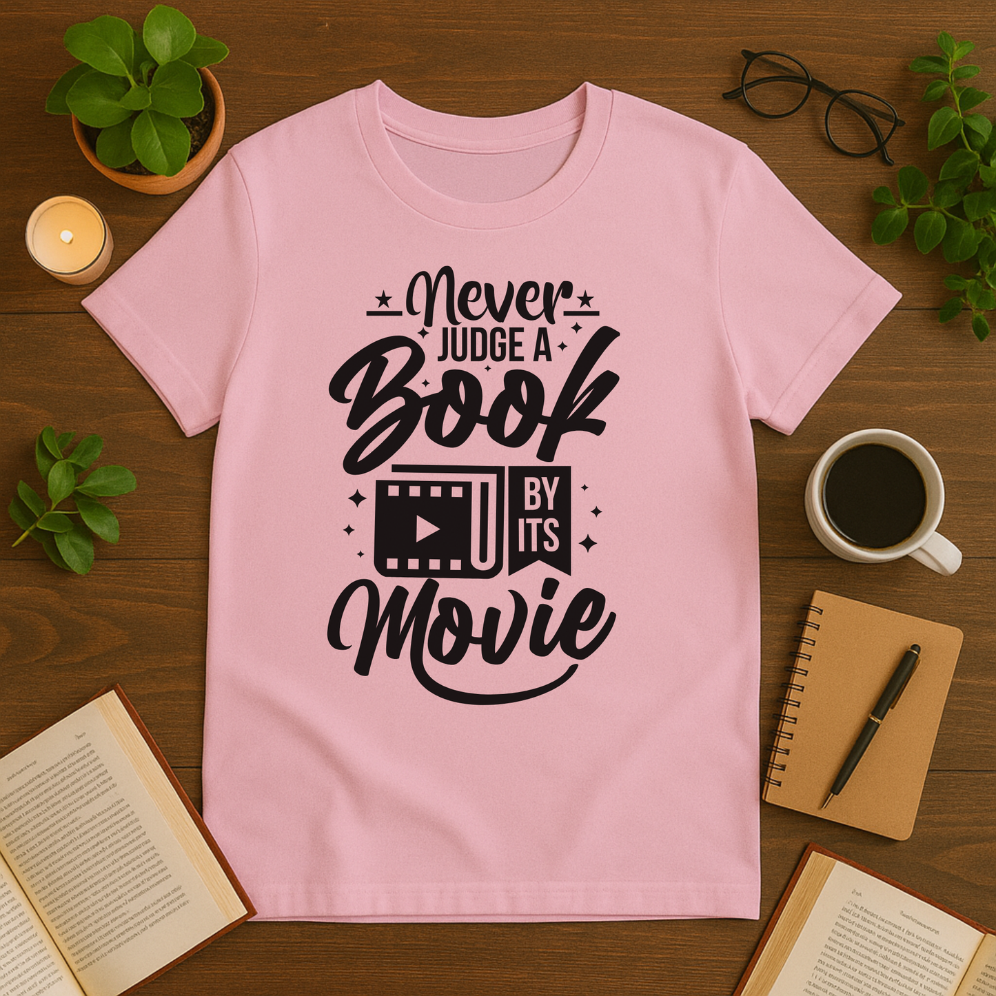 Never Judge a Book by Its Movie Softstyle T-Shirt