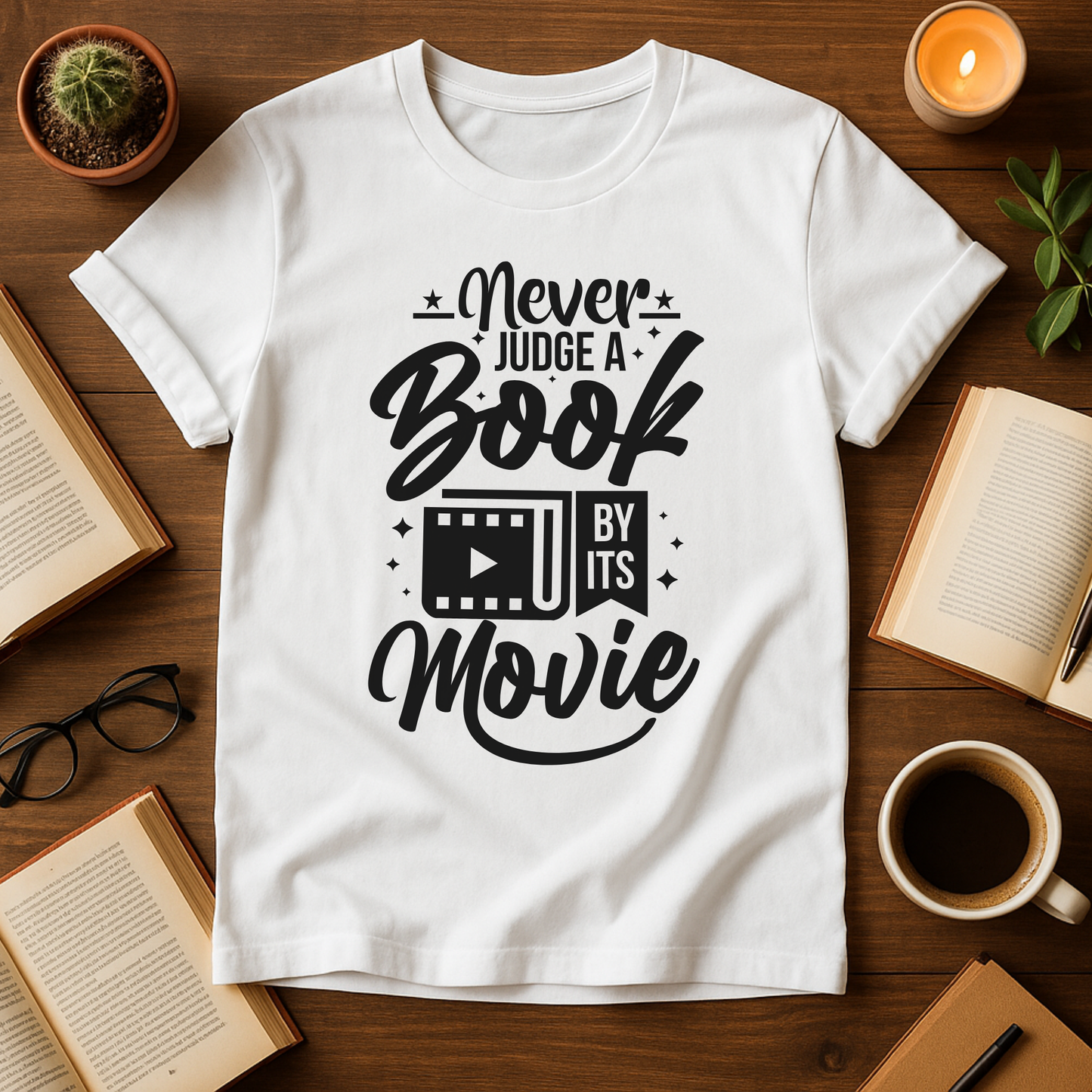 Never Judge a Book by Its Movie Softstyle T-Shirt