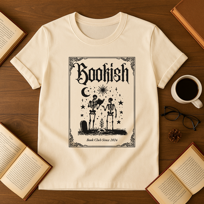 Skeleton Bookish Book Club Softstyle T-Shirt