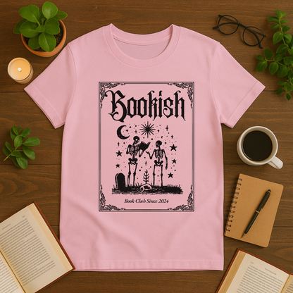 Skeleton Bookish Book Club Softstyle T-Shirt