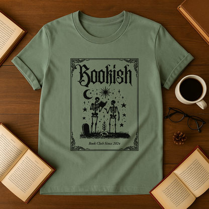 Skeleton Bookish Book Club Softstyle T-Shirt