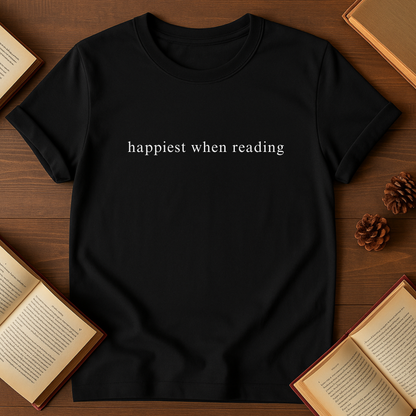 Happiest When Reading Softstyle T-Shirt